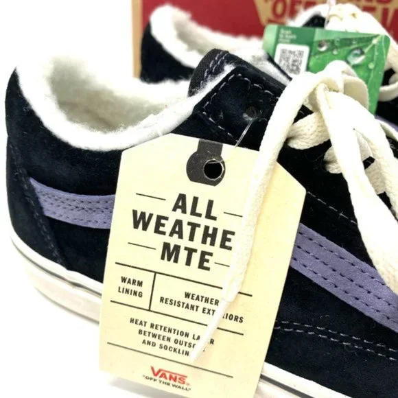 💖MEGA SALE💖VANS Old Skool MTE Black Suede Faux Fur Women's Size VN0A348FI2J - Picture 12 of 12